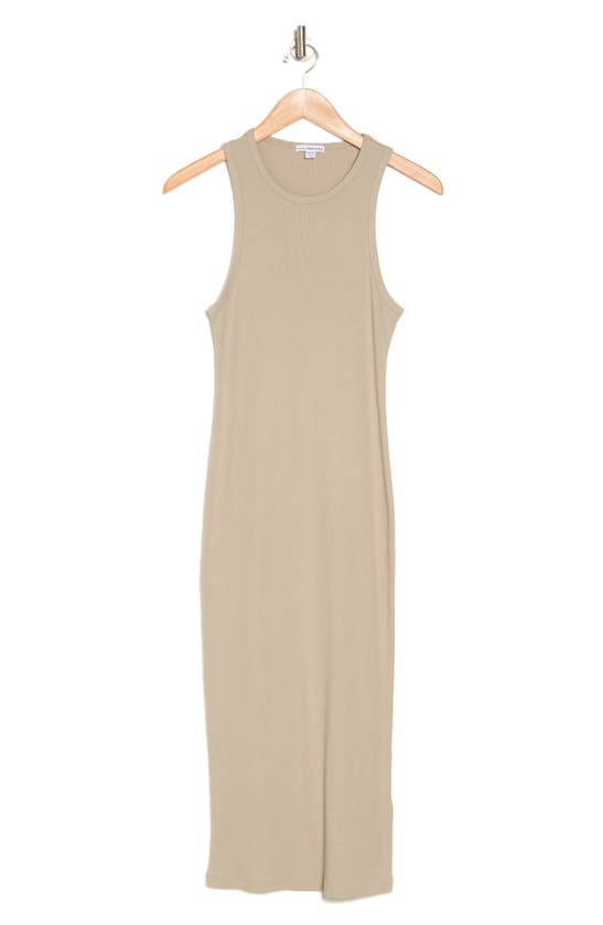 Shop James Perse Rib Dress In String