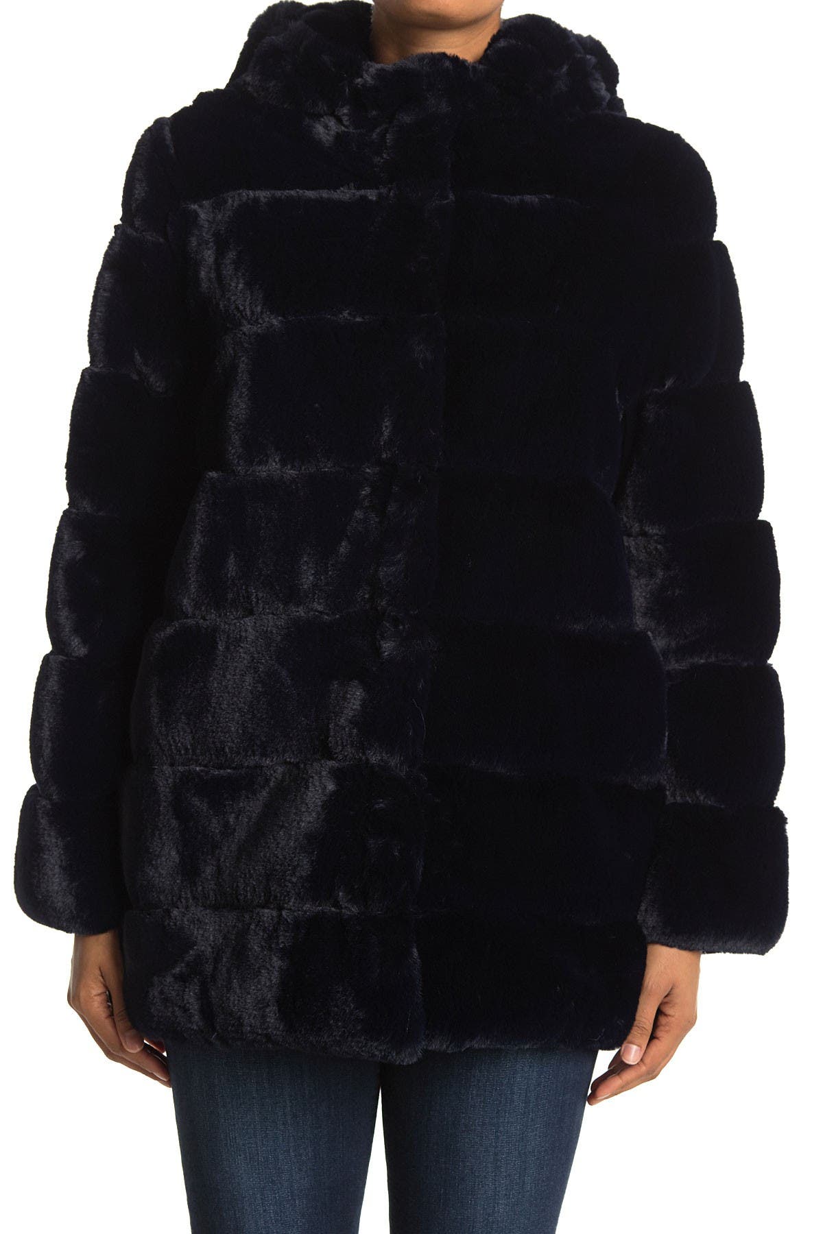 bcbgmaxazria faux fur coat