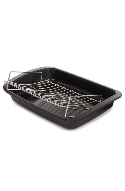 Berghoff Graphite 3-piece Non-stick Roasting Pan In Black