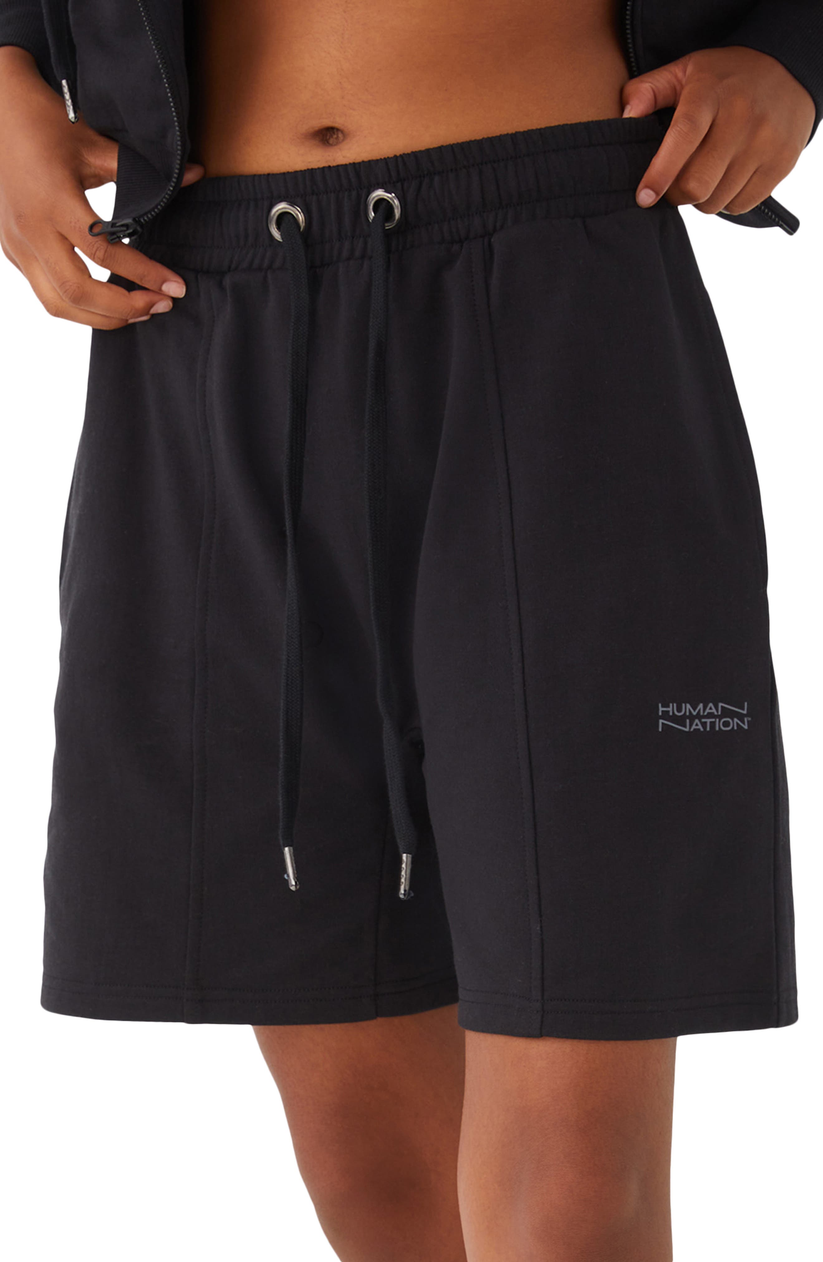 Gender Inclusive Seamed Organic Cotton Blend Shorts