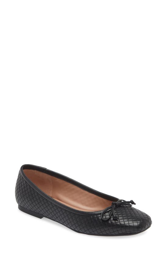 Nordstrom Ashton Quilted Flat In Black