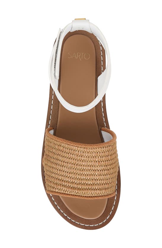 Shop Sarto By Franco Sarto Rosa Ankle Strap Sandal In Tan