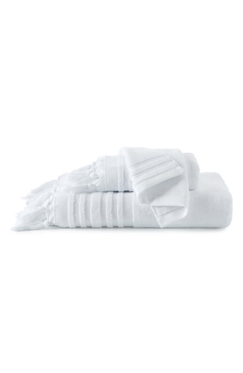 Shop Ugg(r) Ava Tied Fringe Bath Towel In Bright White