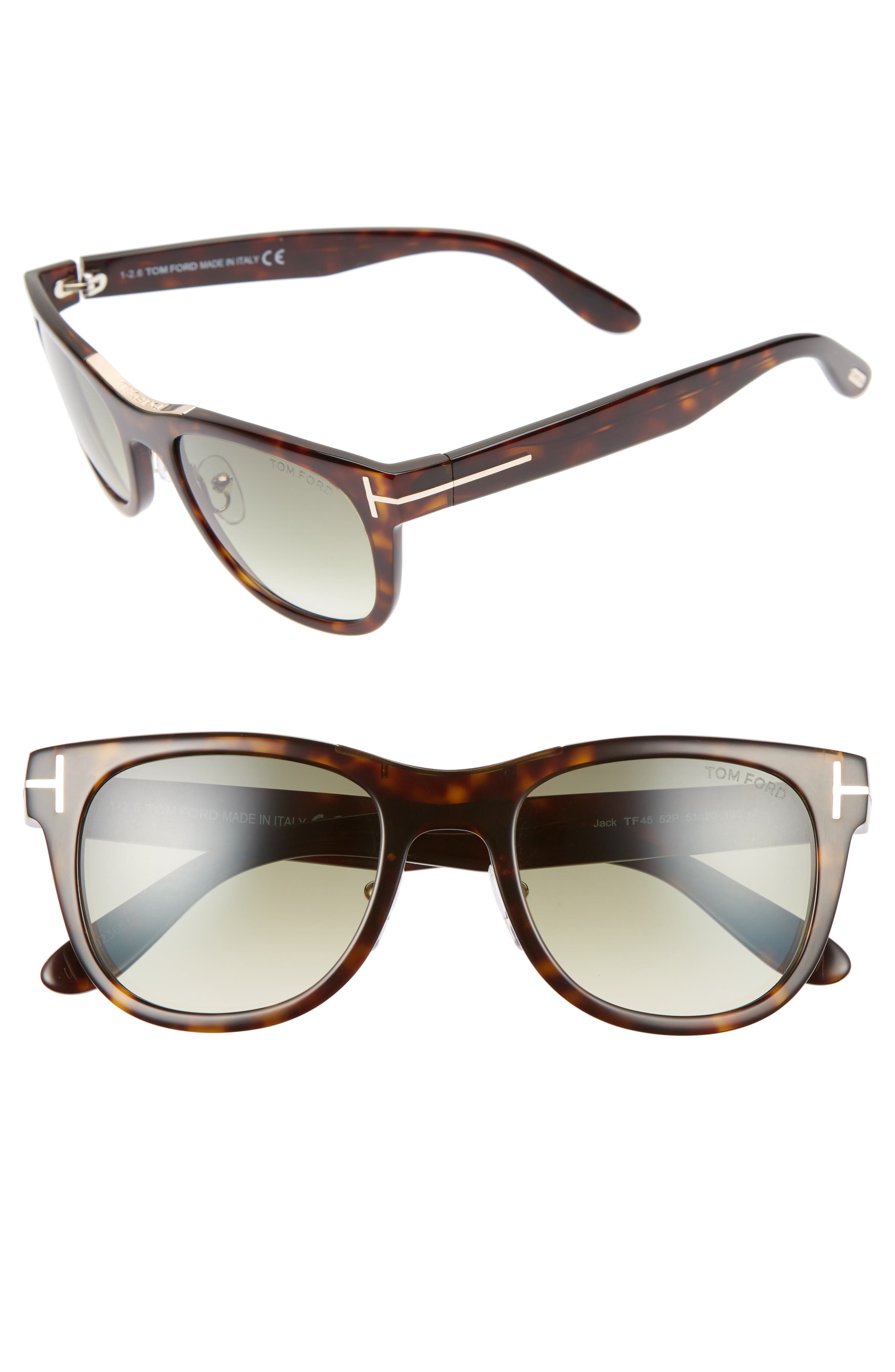 tom ford 51mm square sunglasses