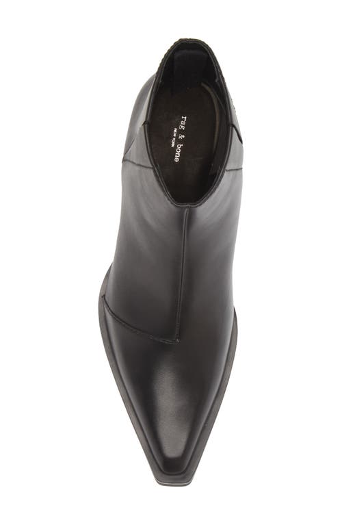 Rag & Bone Black Dart Boots In Black