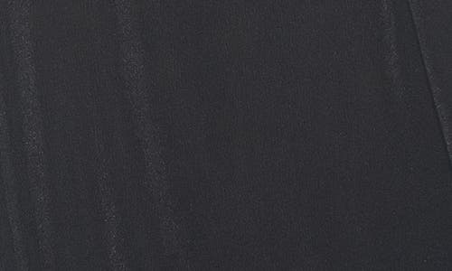 Alexia Admor Marla Long Sleeve Draped Midi Dress In Black