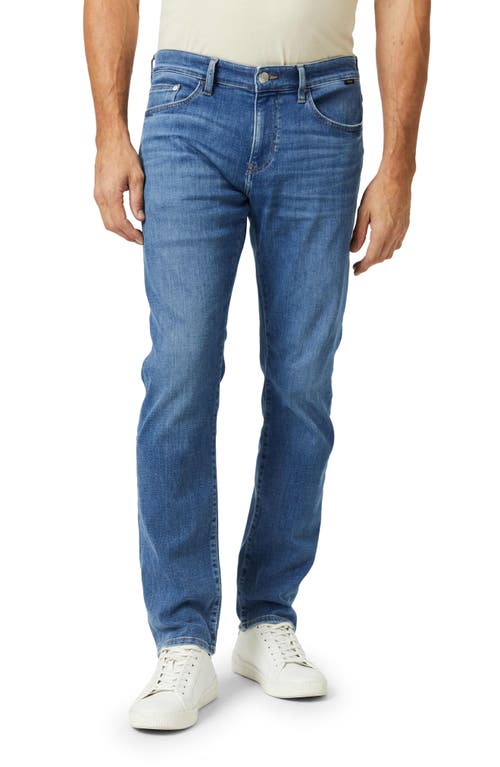 Mavi Jeans Zach Straight Leg Mid Brushed Feather Blue at Nordstrom, X 32