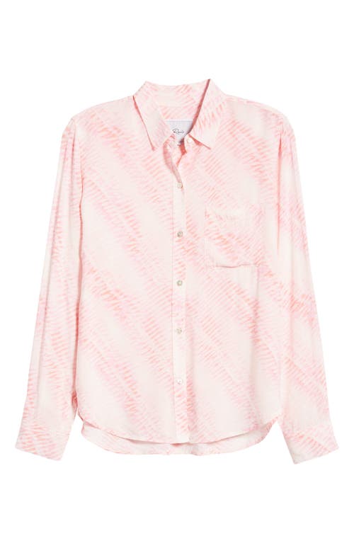 Shop Rails Josephine Button-up Shirt In Rose Reef