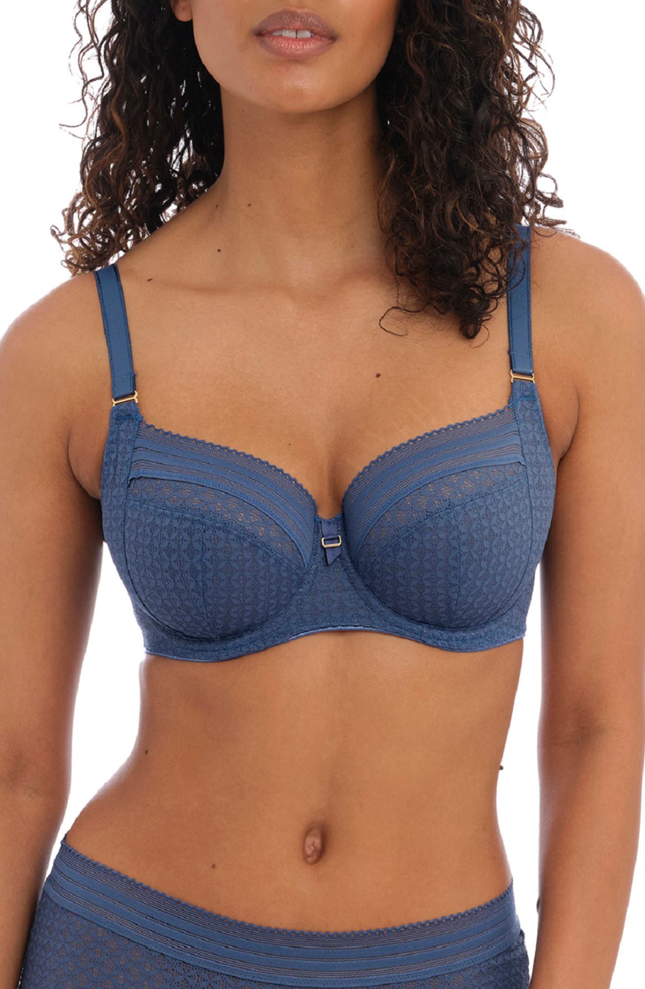 Freya Check In Sweetheart Padded Bikini Top Monochrome - 9