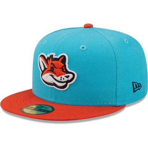 New Era Miami Dolphins Teal Orange Edition 59Fifty Fitted Hat, EXCLUSIVE  HATS, CAPS