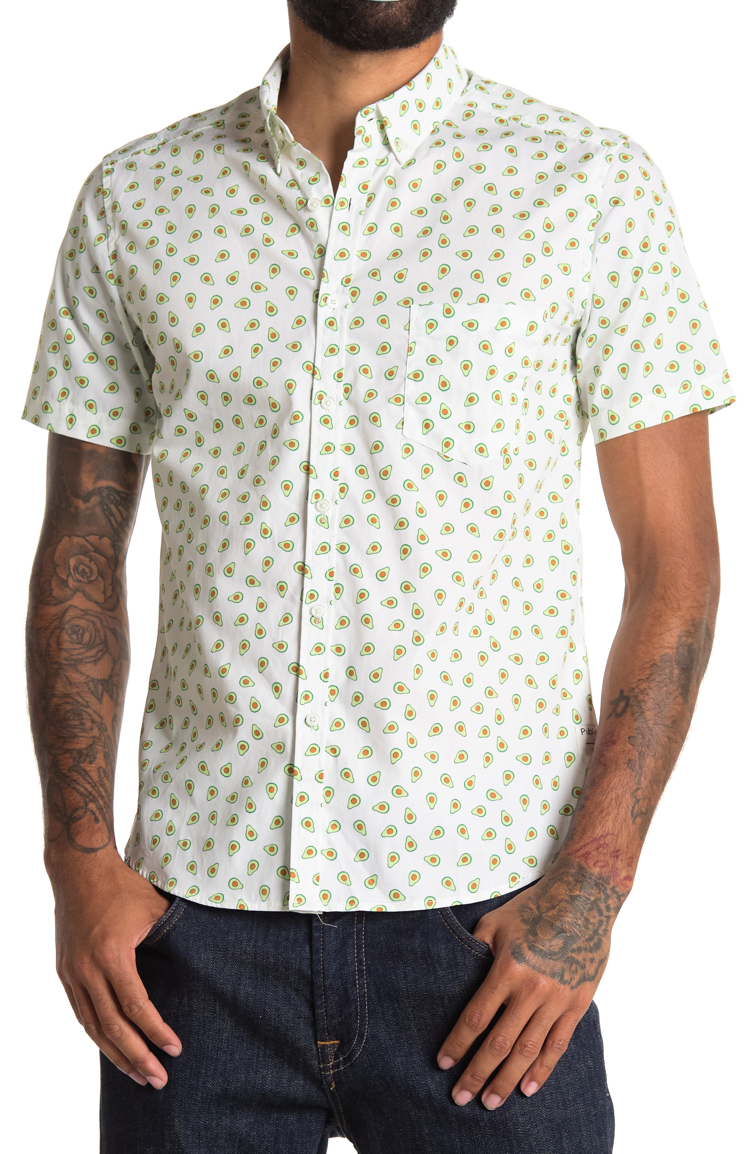 Public Art Avocado Party Short Sleeve 