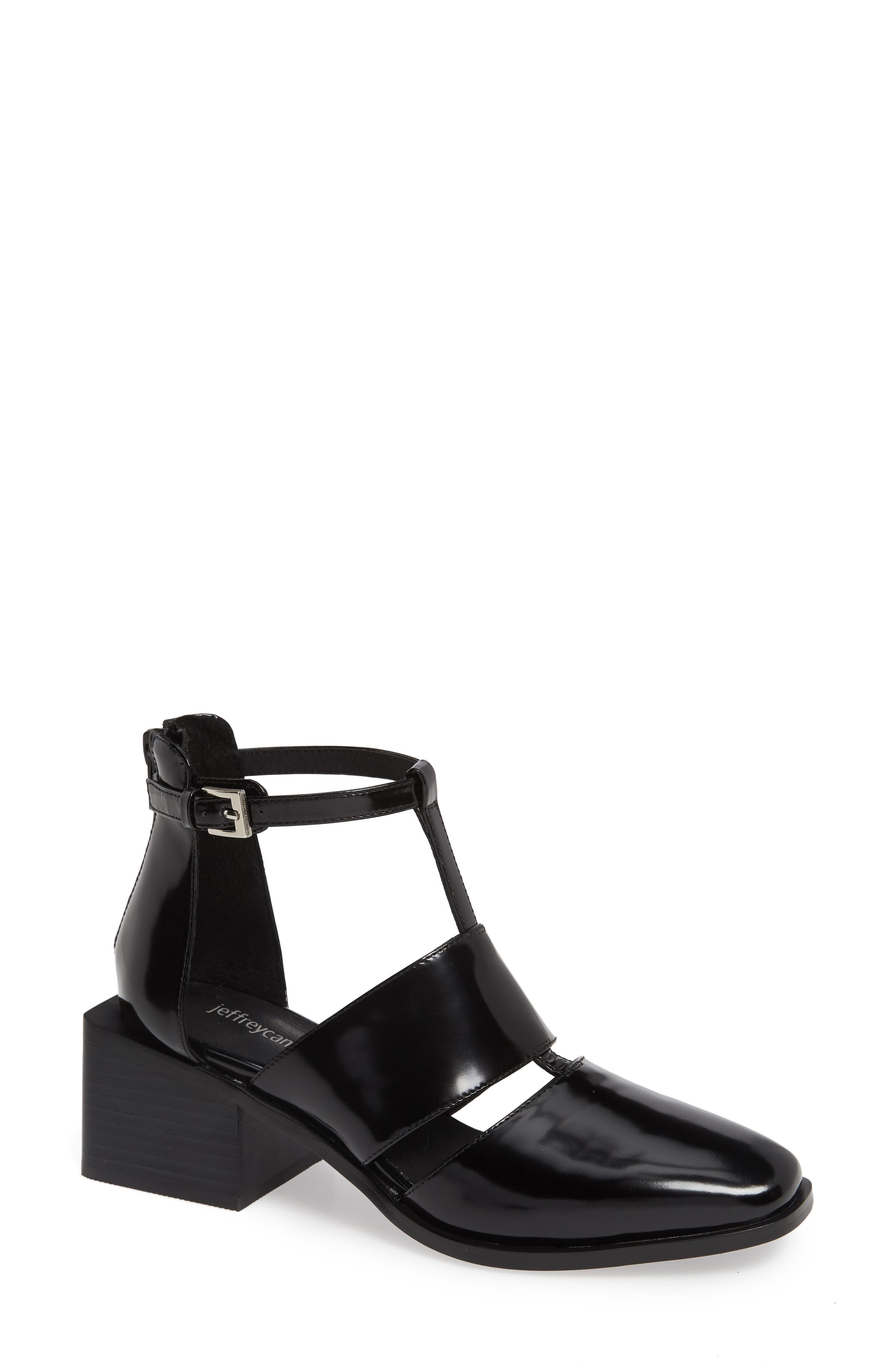 Jeffrey Campbell Douglas Block Heel Pump, Black