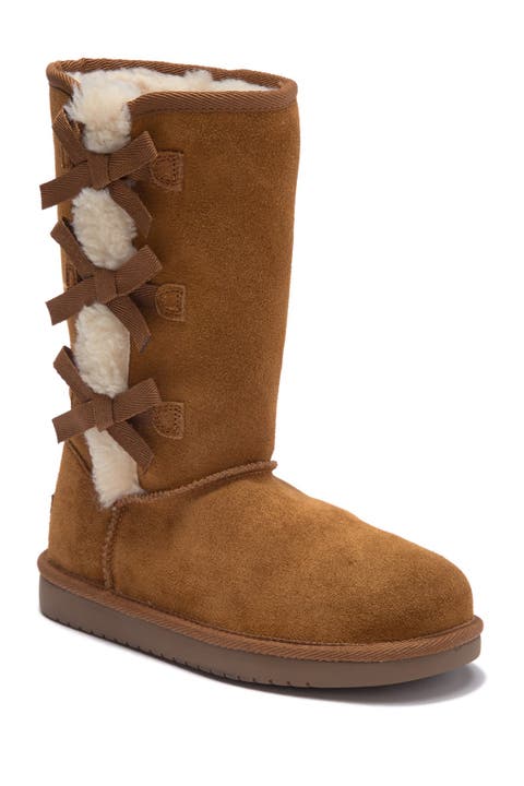 Kids' Victoria Faux Fur Lined Suede Tall Boot (Little Kid & Big Kid)