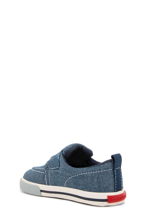 Shop See Kai Run Wyatt Denim Sneaker In Chambray