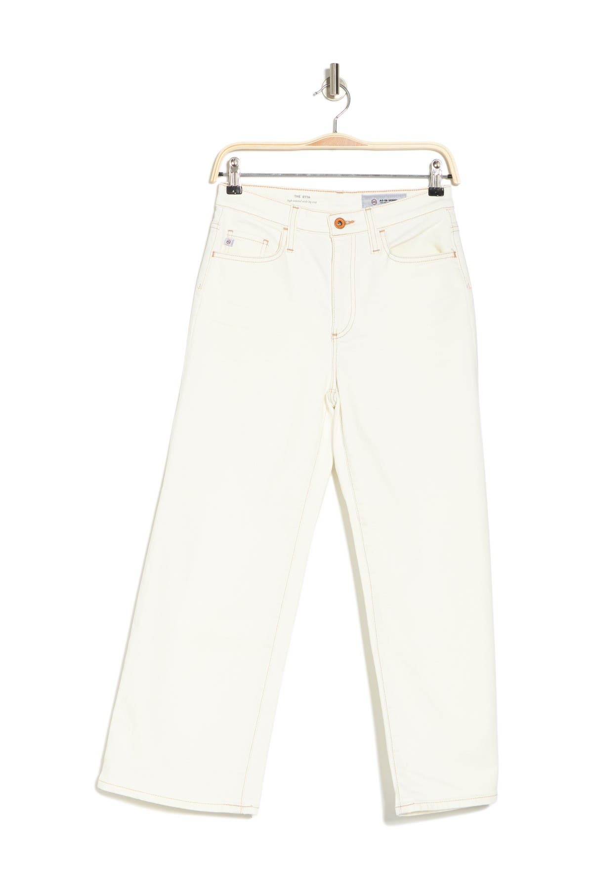Ag Etta Wide Leg Jeans In 1 Year Bare Whi