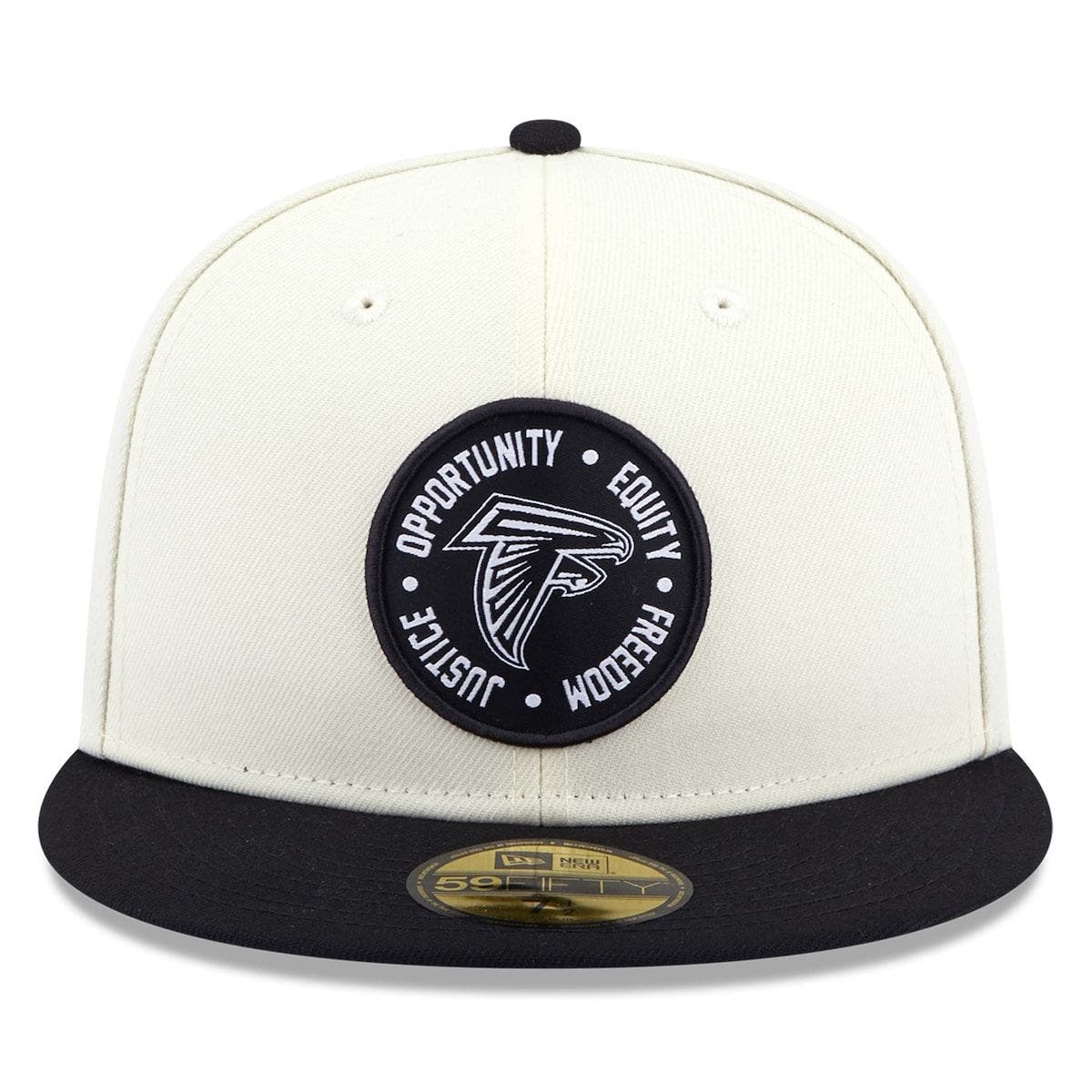 New Era Men's New Era Cream/Black Atlanta Falcons 2022 Inspire Change 59FIFTY Fitted Hat Nordstrom