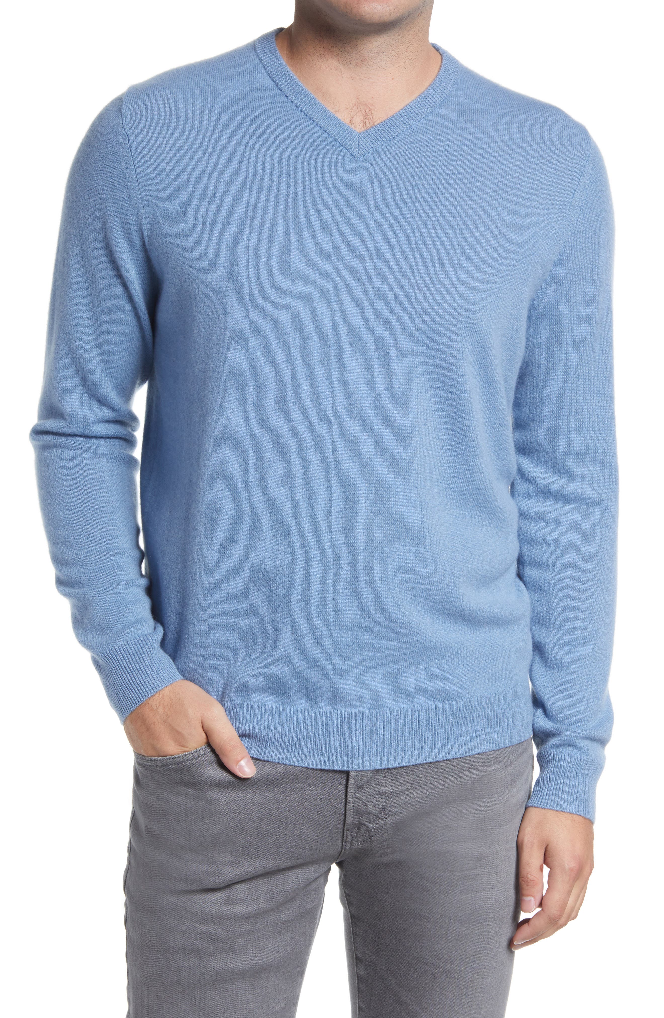 Vince Men Sweater Pullover Shirt Crewneck 100% Linen Striped Blue Sizes M XL L 