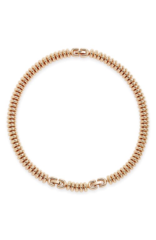 Jenny Bird Le Tome Sofia Disc Choker Necklace in High Polish Gold