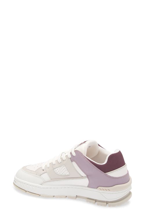 Shop Axel Arigato Area Lo Sneaker In White/lilac