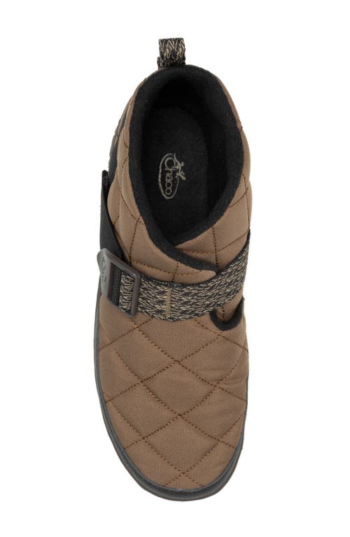 Chaco Ramble Rugged Puffer Slip-on In Dark Sand
