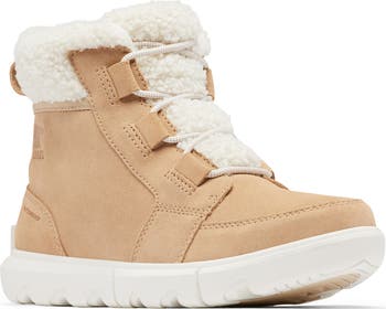 Sorel x chloé genuine discount shearling trim waterproof boot