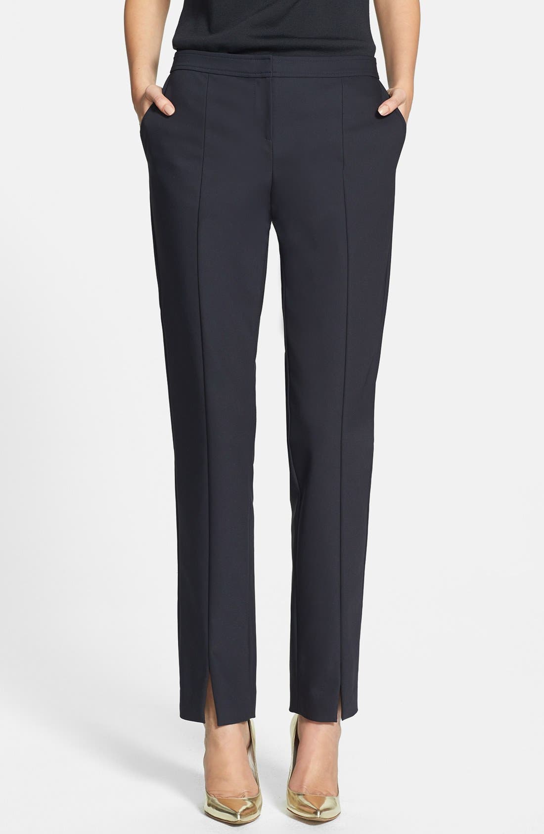 St. John Collection 'Jennifer' Scuba Ankle Pants Nordstrom