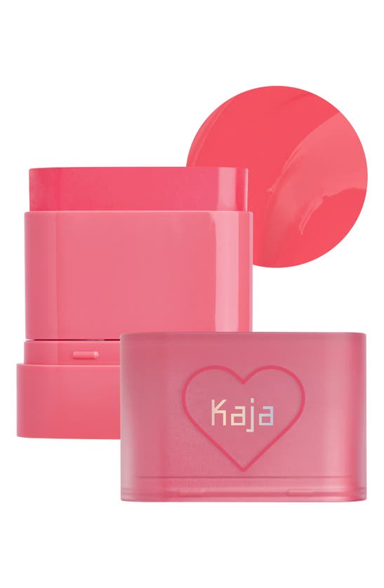 Kaja Dewy Bar Blush & Lip Balm Strawberry Sorbet 0.35 oz / Fillsizesequence:1 In Strawberry Sorbet