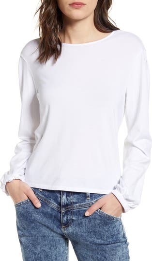 Ag Jonie Long Sleeve Twist Back Top 