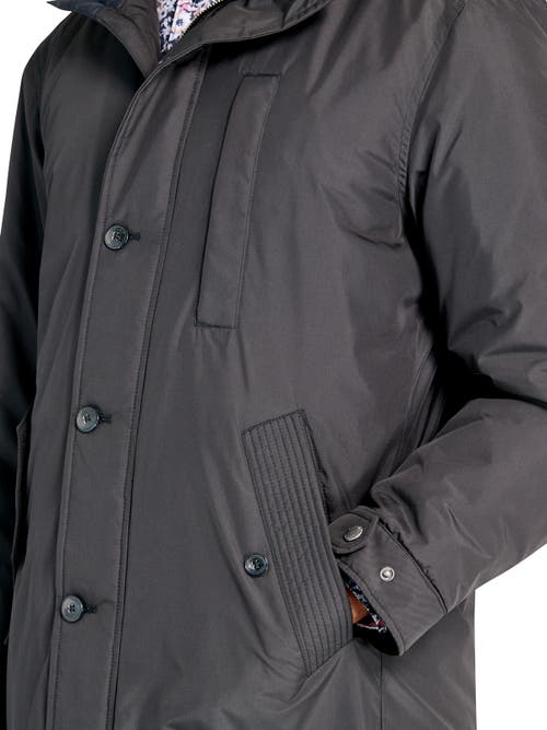 Brooklyn Brigade Solid Recycled Utility Parka In Black