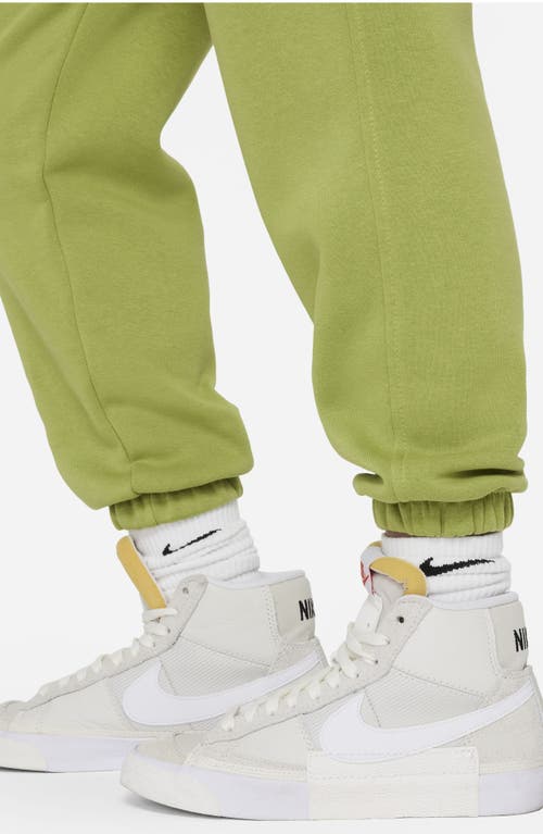 Shop Nike Kids' Sportswear Club Fleece Sweatpants In Pear/pear/white