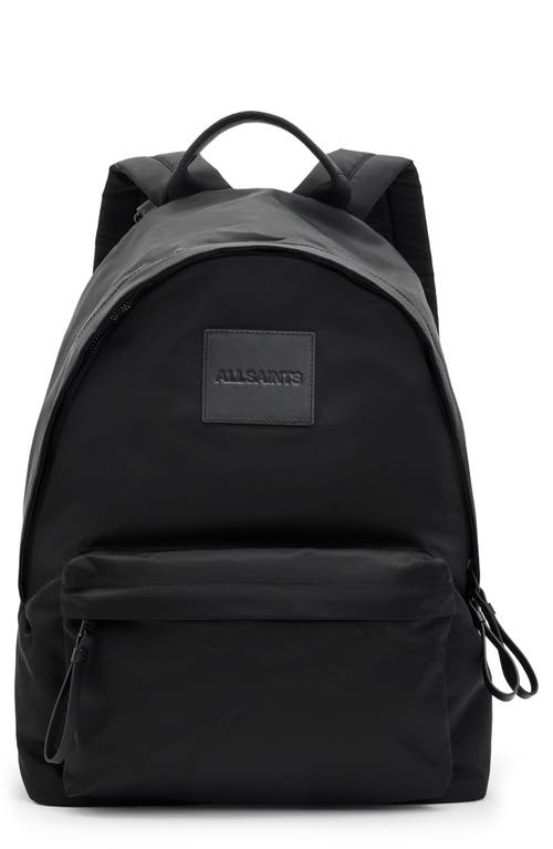 AllSaints Carabiner Nylon Backpack in Black at Nordstrom
