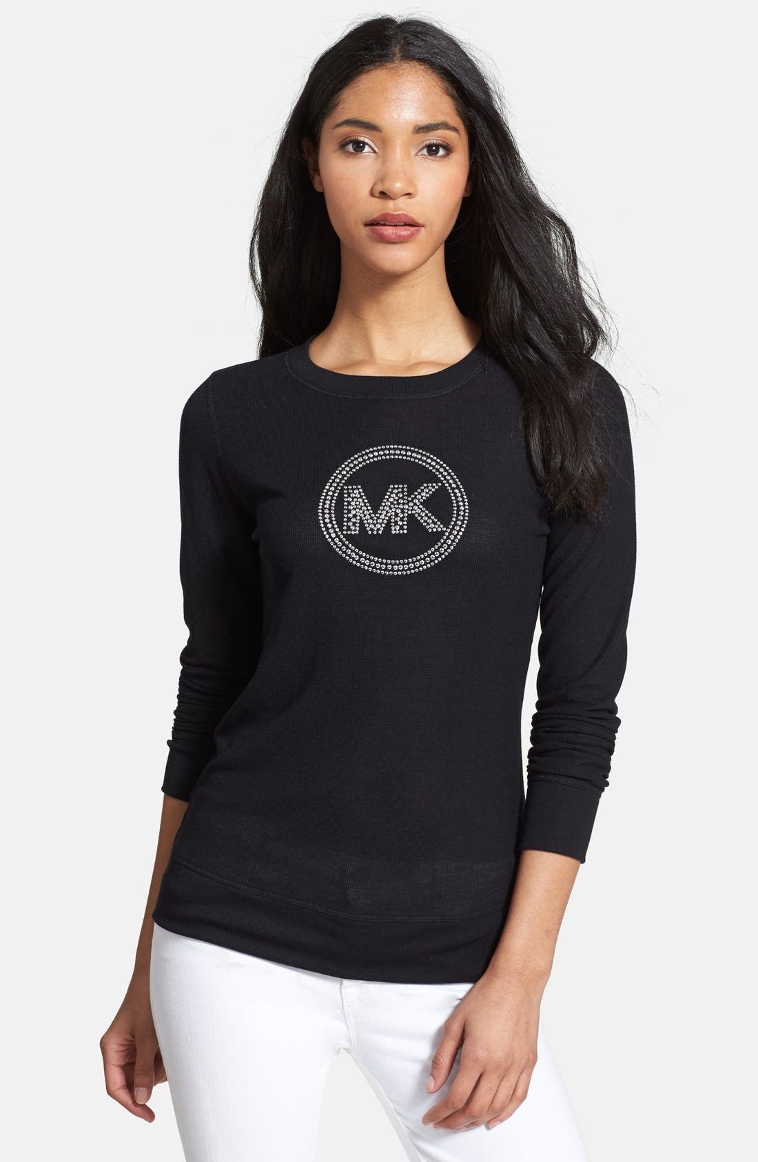 michael kors waffle knit hoodie