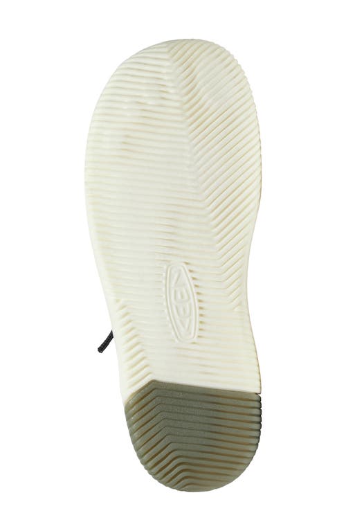 Keen Knx Leather Sneaker In Black/star White