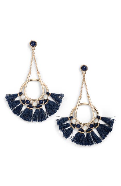 Image of Rebecca Minkoff Utopia Tassel Chandelier Earrings