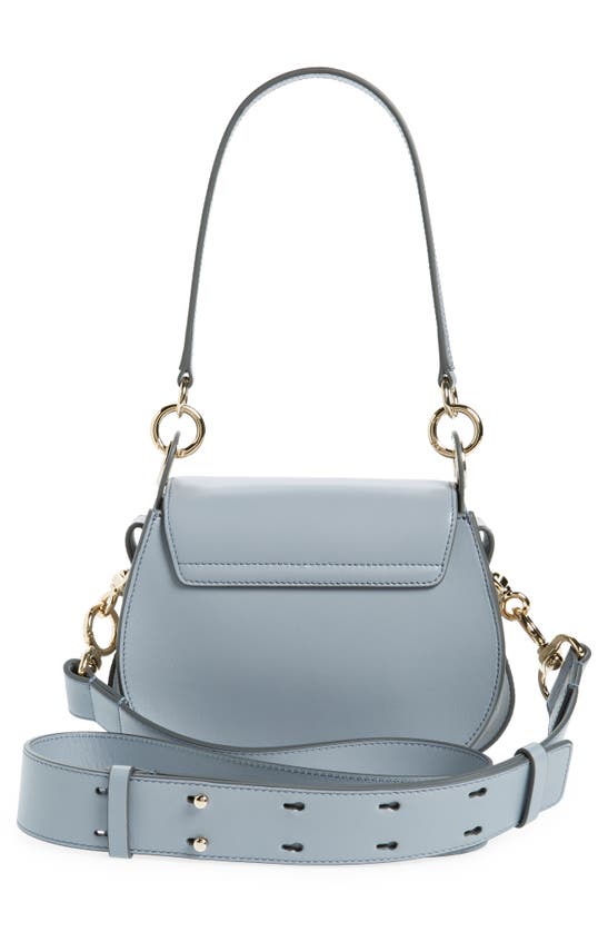 CHLOÉ- Tess Small Leather Crossbody Bag- Woman- Uni - Blue