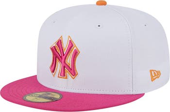 Men's New Era White/Pink New York Yankees Old Yankee Stadium 59FIFTY Fitted  Hat