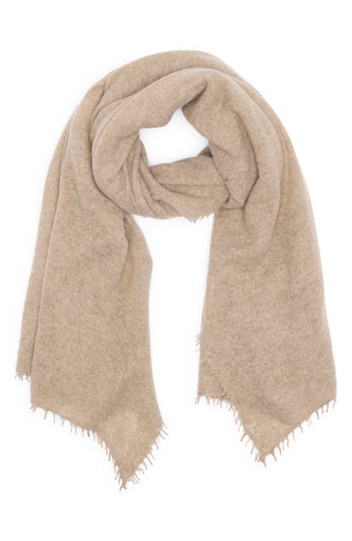 Jane Carr The Luxe Cashmere Scarf In Taupe