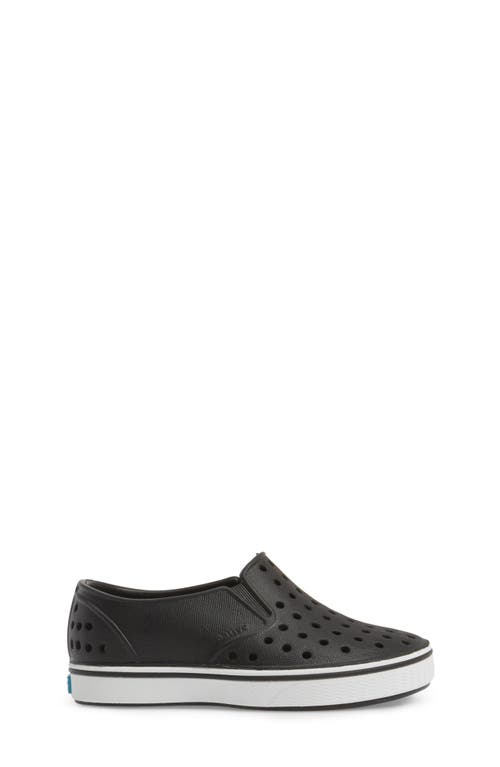 Native Shoes Miles Slip-on Sneaker In Jiffy Black/shell White