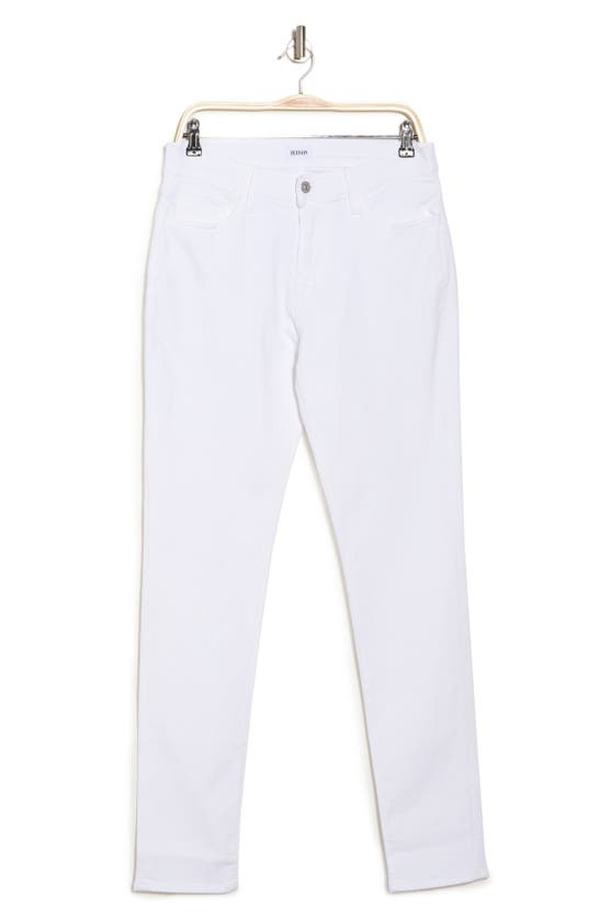 Hudson Ace Skinny Jeans In White