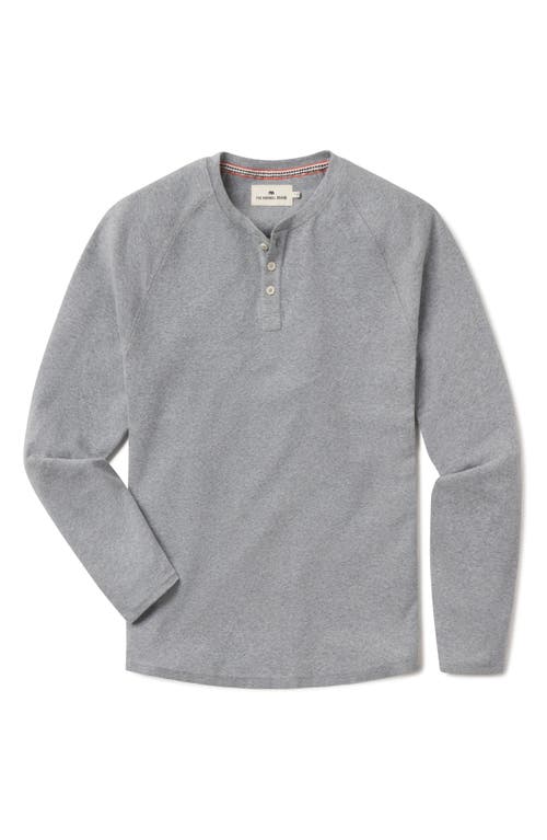 The Normal Brand Puremeso Everyday Henley In Athletic Grey