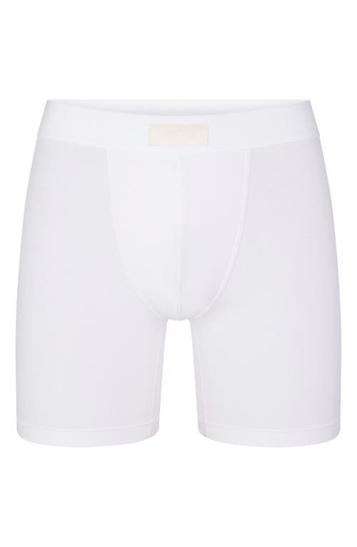 SKIMS SKIMS 5-INCH COTTON & MODAL BLEND BOXER BRIEFS 