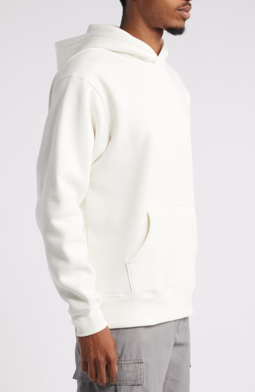 Shop Bp. Fleece Hoodie In Ivory Egret