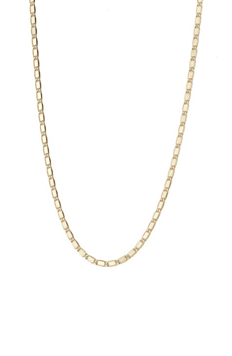 Chunky Bar Chain Link Necklace