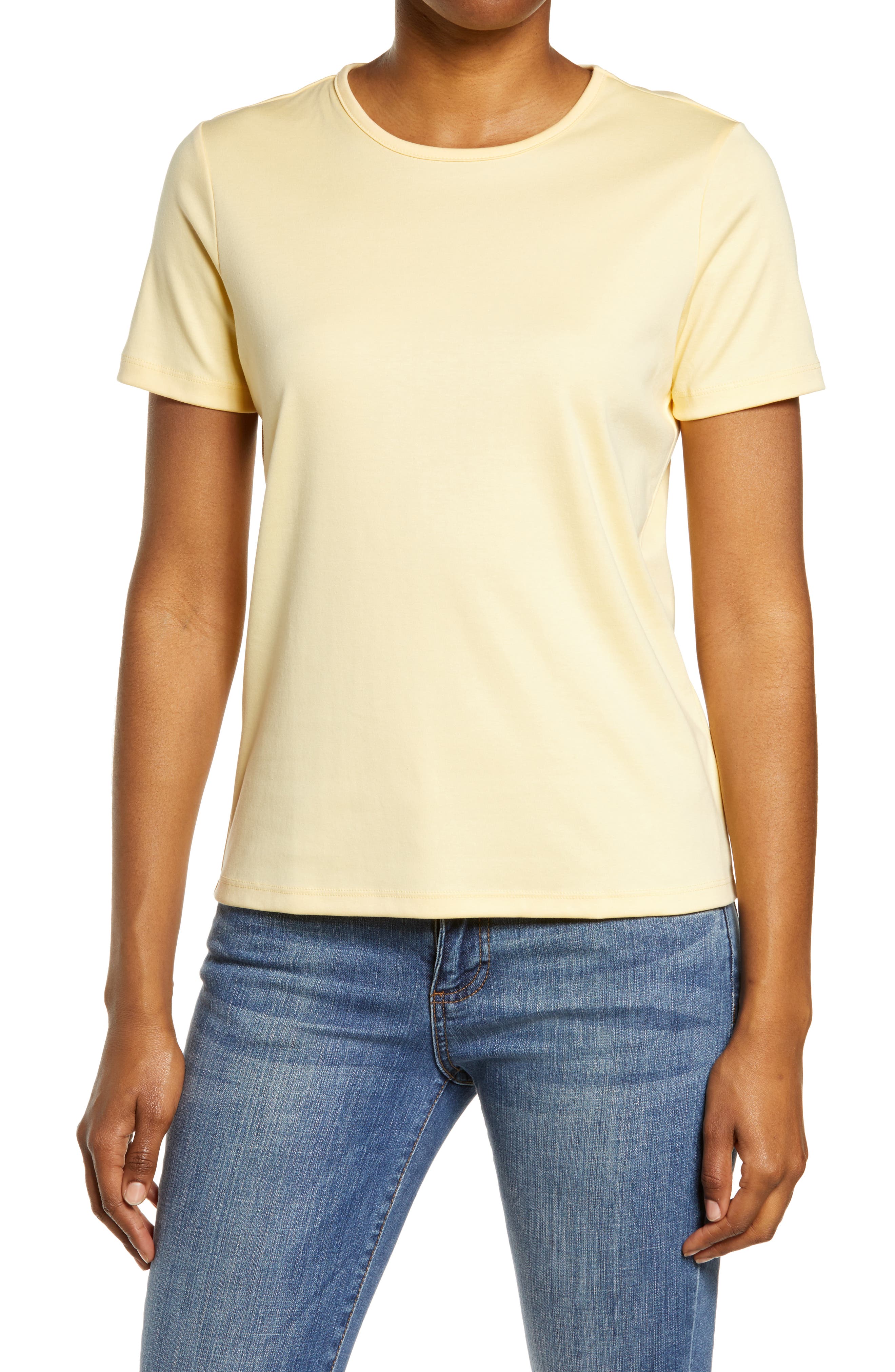 womens yellow t shirt