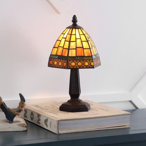 Jonathan Y Carter Led Table Lamp In Brown