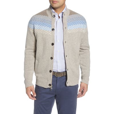 Peter Millar Collection Apres Ski Cardigan, Beige