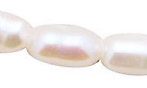 St. Moran Michel Freshwater Pearl Anklet In White