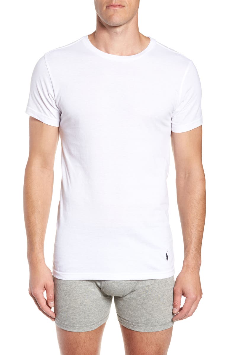 Polo Ralph Lauren 3-Pack Slim Fit Crewneck Undershirts | Nordstrom