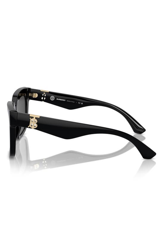 Shop Burberry 54mm Square Sunglasses In Black