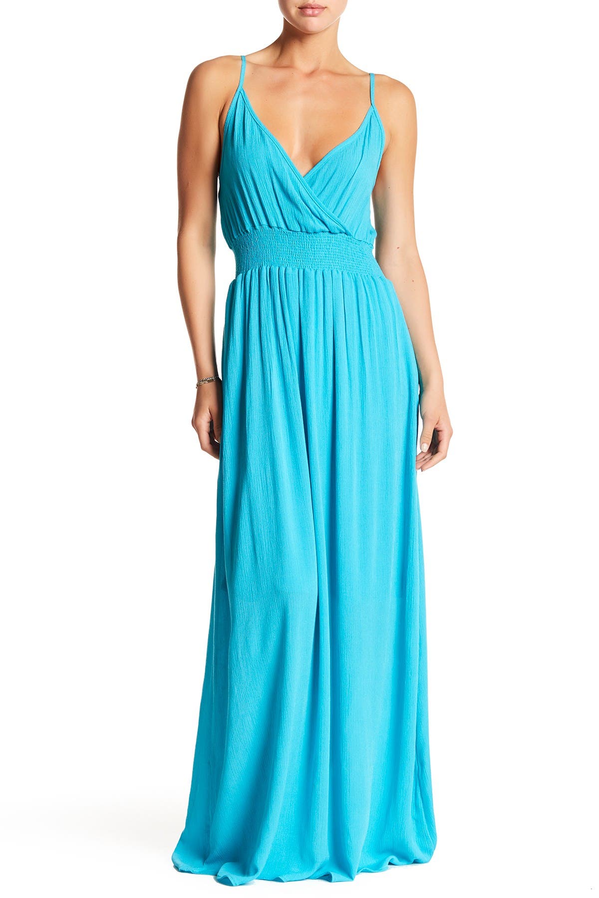 west kei gauze maxi dress